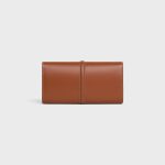 LARGE WALLET 16 IN SATINATED CALFSKIN TAN - Image 3